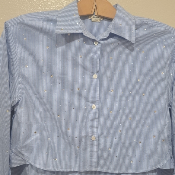 🦋 Jason Wu Light Blue Button Down Shirt - Picture 5 of 9